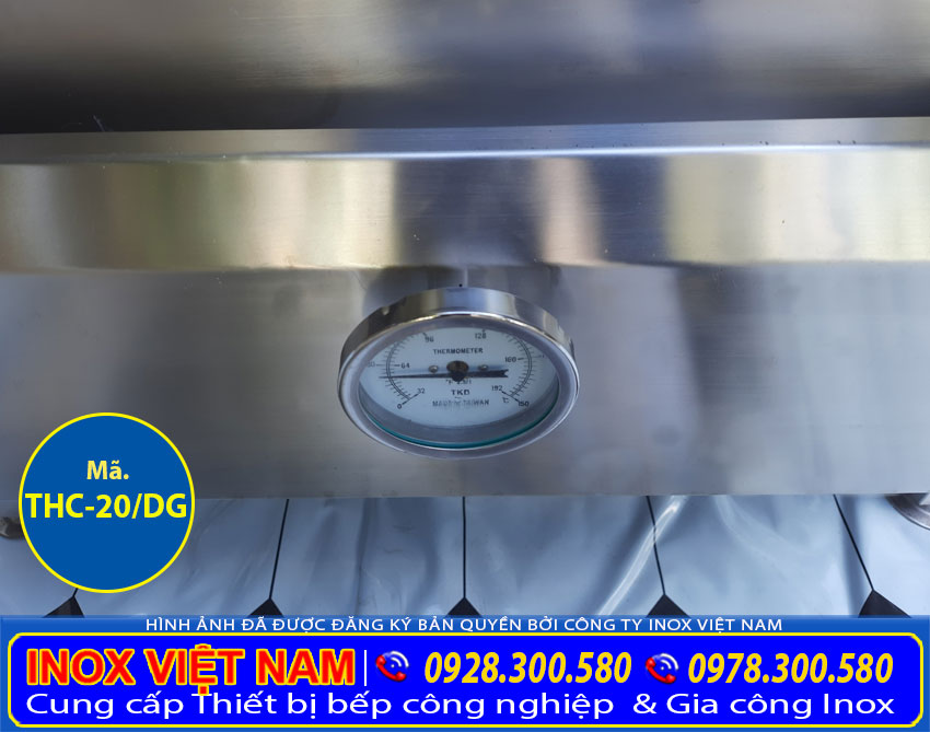 Chi tiết đồng hồ tủ nấu cơm công nghiệp bằng điện và gas.
