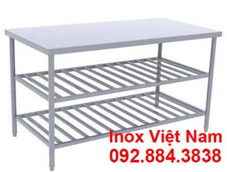 ban-bep-inox-3-tang-co-ke-duoi