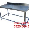 Bàn Inox 1 Tầng Có Gáy BAI-06