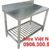 Bàn Inox Có Kệ Thanh BAI-15