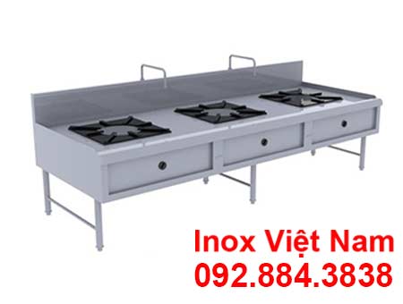 Bếp hầm 3 họng có gáy