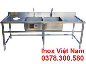 Chậu Rửa Đôi Bát Bẩn Có Lỗ Xã Rác CR-13