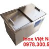 Thùng Đá Inox Âm Bàn 400x400x600