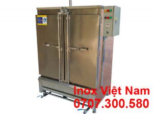 Tủ Hấp Cơm Công Nghiệp 100kg Bằng Điện Và Gas THC-100/GD