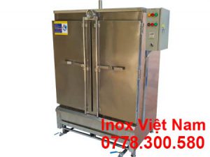 Tủ Nấu Cơm Công Nghiệp Bằng Điện Và Gas 80kg THC-80/GD