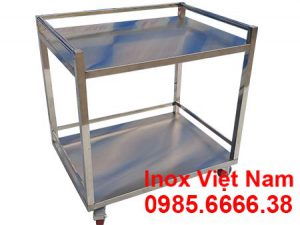 Xe Đẩy Inox 2 Tầng XDI-02