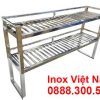 Kệ Inox Thanh 2 Tầng Trên Bàn KEI-05