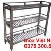 Kệ Inox Song 3 Tầng KEI-06