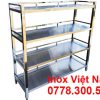 Kệ Inox Phẳng 4 Tầng KEI-09