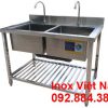 Chậu Rửa Đôi Có Kệ Dưới CR-06