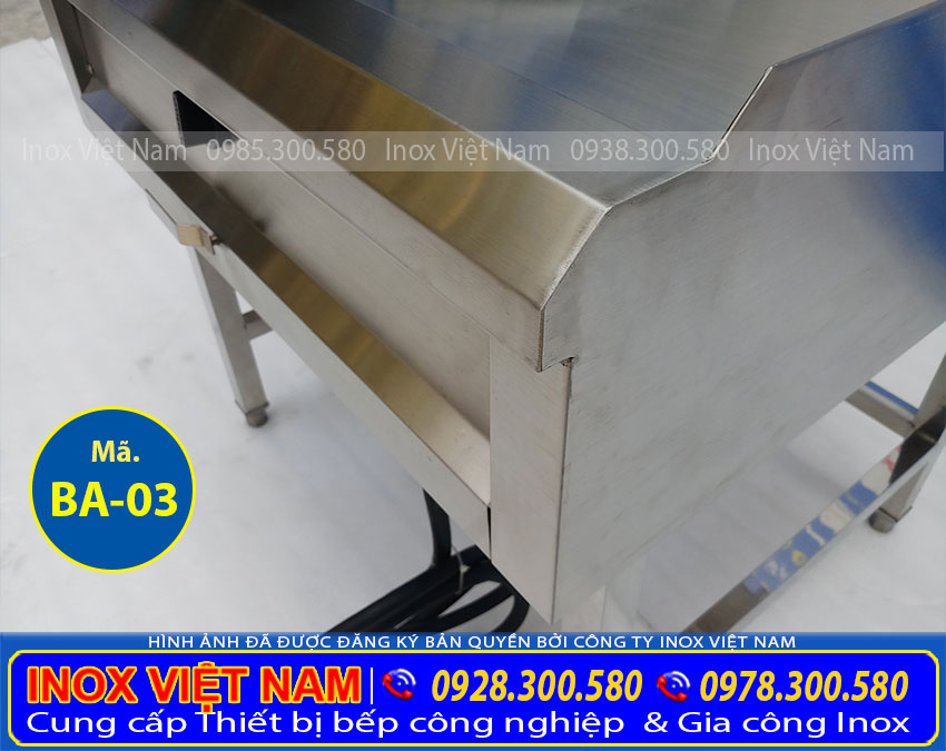 Bếp kiềng tô 1 họng có thiết kế đẹp sang trọng, chất liệu inox 304 cao cấp.