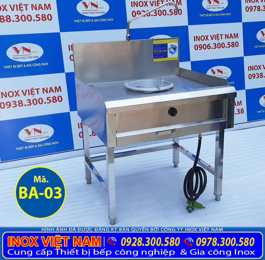Giá bếp á đơn kiềng tô | giá bếp á 1 họng | bếp khè công nghiệp 1 họng | bếp gas công nghiệp 1 họng