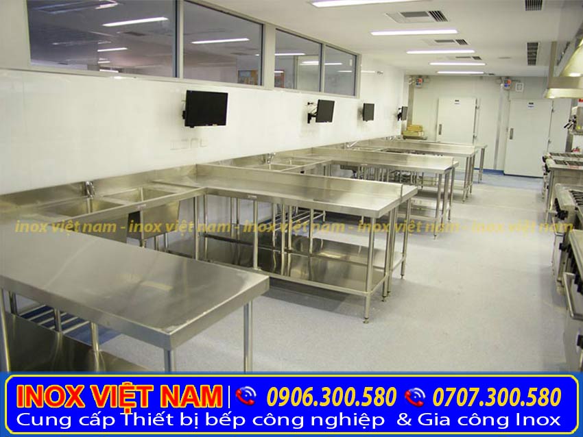 bàn bếp inox