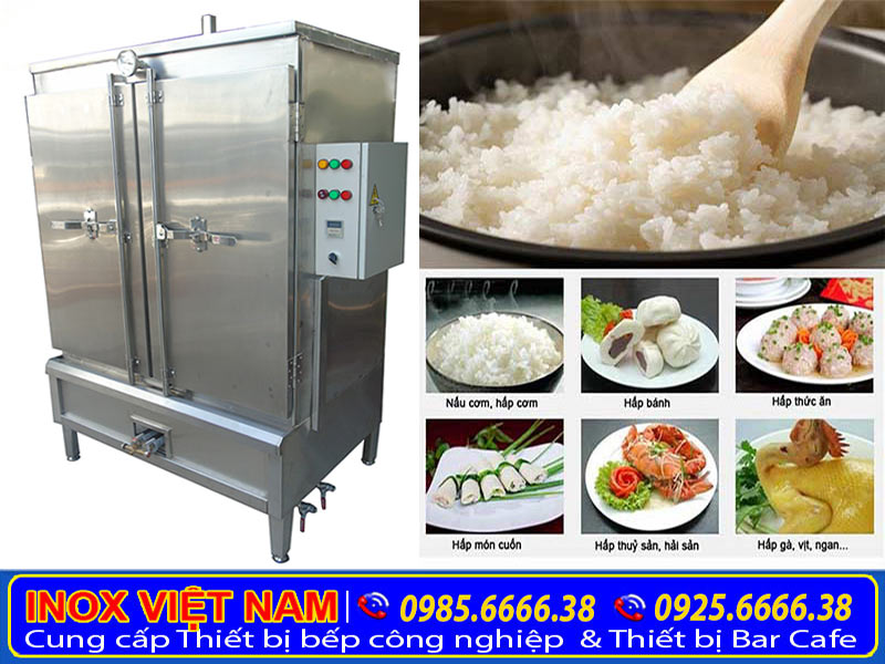 Tủ nấu cơm công nghiệp của Inox Việt Nam.