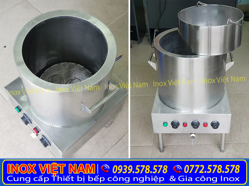 Cấu tạo nồi nấu phở bằng điện an toàn với người sử dụng.