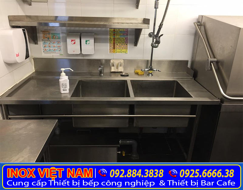 Chậu rửa inox, bồn rửa chén inox, chậu rửa inox có lỗ xã rác. Chất lượng cao cấp , giá tốt.