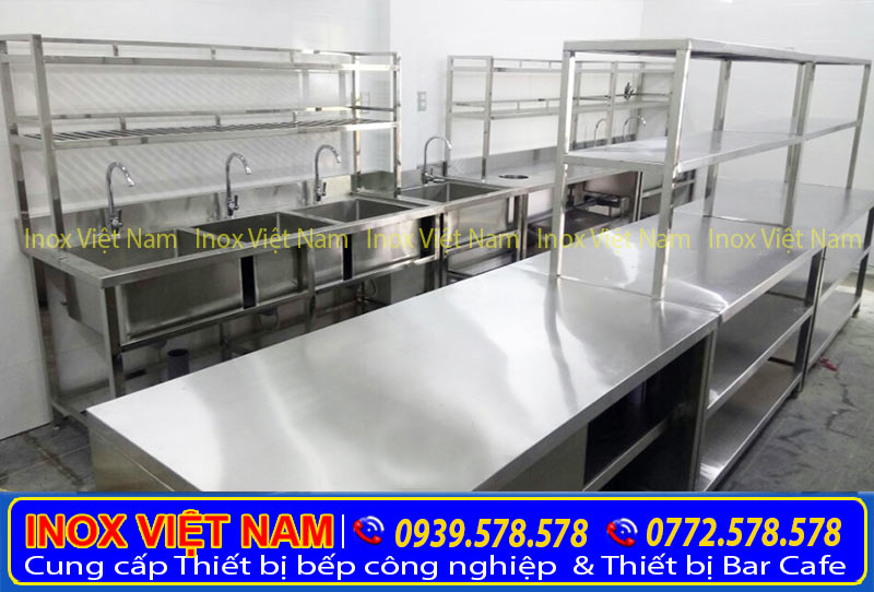 Kệ bếp inox, kệ chén inox 304, kệ để chén inox giá gốc chính hãng.