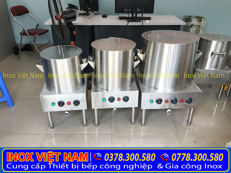 Nồi nấu nước lèo, nồi nấu phở bằng điện với nhiều kích thước