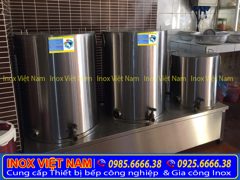 Nồi nấu nước lèo nồi nấu phở công nghiệp.