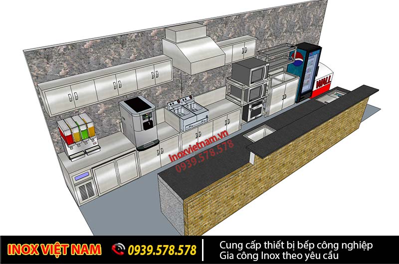 mẫu quầy bar đẹp, quầy trà sữa, quầy pha chế mini gia đình.