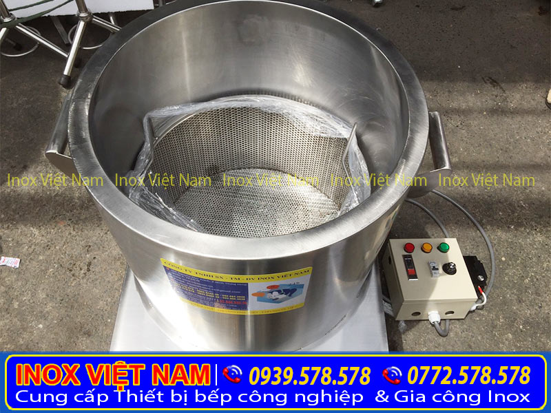 Cấu tạo bên trong chiếc nồi nấu cháo điện, nồi hầm xương, nồi nấu nước lèo bằng điện của Inox Việt Nam.