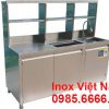 Quầy Pha Chế Trà Sữa Inox QB-11