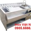 Quầy Bar Inox Trà Sữa 1m6 QB-03