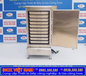 Địa chỉ mua tủ nấu cơm công nghiệp, tủ hấp cơm công nghiệp uy tín tại TPHCM (Ảnh thật tế).