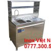 Quầy Bar Inox Mini – Quầy Pha Chế Inox 1m2 QB-05
