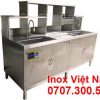 Quầy Pha Chế Cafe Inox 2m QB-04