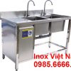 Chậu Rửa Inox 2 Hộc Liền Tủ Inox 304 CR-31