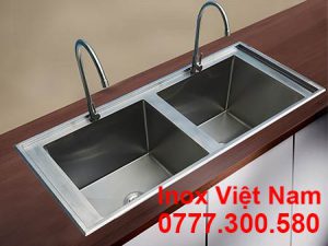 Chậu Rửa Âm Bàn 2 Hộc Inox 304 CR-30