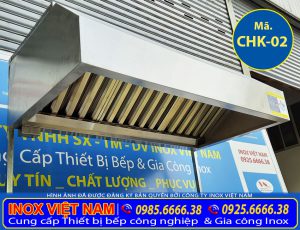 Báo giá chụp hút khói bếp gia đình dài 1m5, chụp hút mùi inox gia đình.