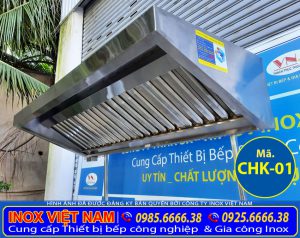 Báo giá chụp hút khói bếp inox, chụp hút mùi inox gia đình dài 2m.