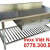 Bàn Bếp Inox Có 2 Hộc Tủ BAI-21