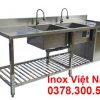 Chậu Rửa Đôi Inox 2 Cánh Có Kệ Dưới Và Hộc Tủ CR-36