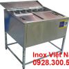 Thùng Đựng Đá Inox Có Chân Kèm Khay Topping TD-TP11