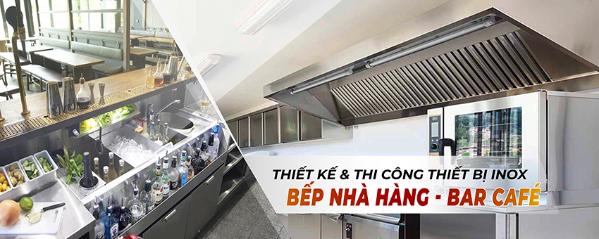 Inox Việt Nam - Đơn vị chuyên cung cấp các thi công thiết bị bếp công nghiệp, thiêt bị bếp nhà hàng khách sạn chuyên nghiệp giá tốt uy tín chất lượng.