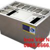 Thùng Đá Inox Âm Bàn Có Khay Topping TD-TP01