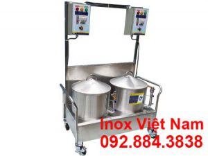 Bộ Nồi Tráng Bánh Cuốn Bằng Điện