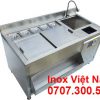 Quầy Bar Pha Chế Trà Sữa Inox QB-29