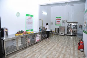 Tư vấn thiết kế hệ thống bếp ăn trường mầm non.