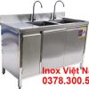 Tủ Inox Có 2 Bồn Rửa TUI-13