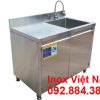 Tủ inox có bồn rửa cánh trái TUI-12.