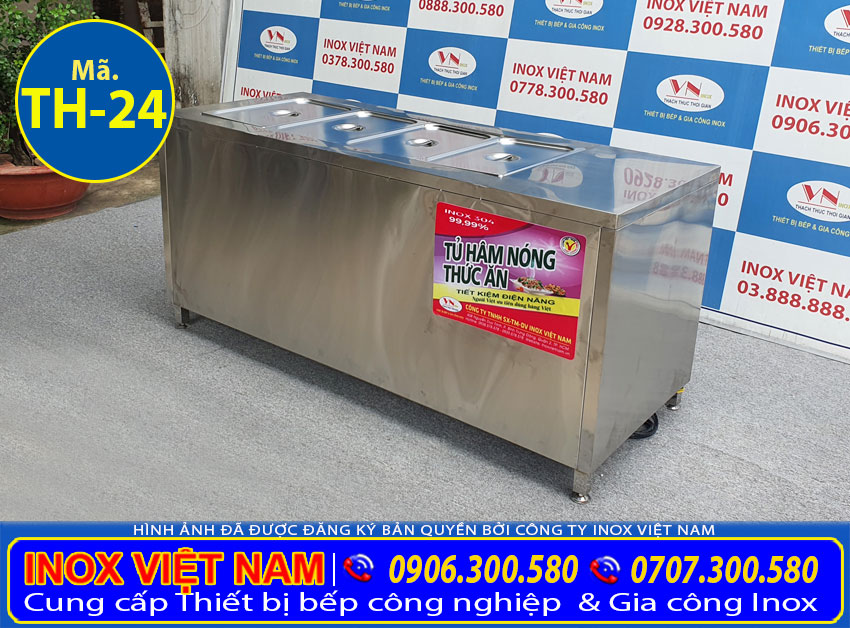 Chi tiết các khay GN tủ giữ nóng thức ăn TH-24.