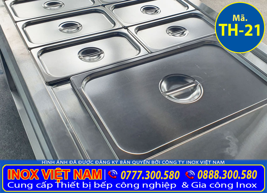 Chi tiết các khay GN tủ hâm nóng thức ăn 13 khay TH-22.