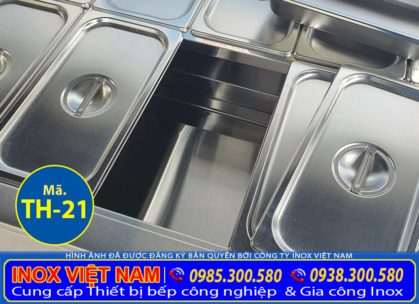 Chi tiết thanh nhiệt tủ giữ nóng thức ăn 13 khay TH-22.