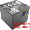 Thùng Đá Inox Âm Bàn Có Khay Topping TD-24