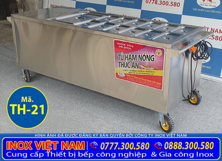Tủ giữ nóng thức ăn công nghiệp giá tốt tại TPHCM.