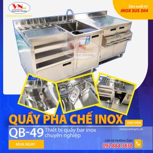 Quầy Pha Chế Inox Cho Xe Cà Phê Mang Đi Giải Pháp Tối Ưu Cho Mô Hình Kinh Doanh Hiện Đại